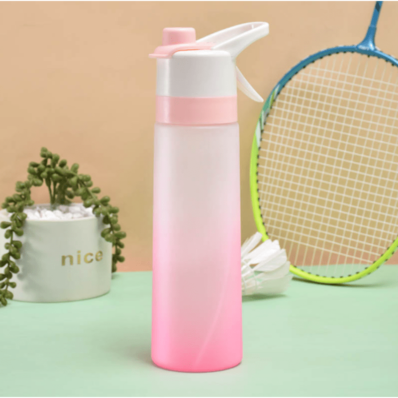 650ml Sports Water Bottle with Spray