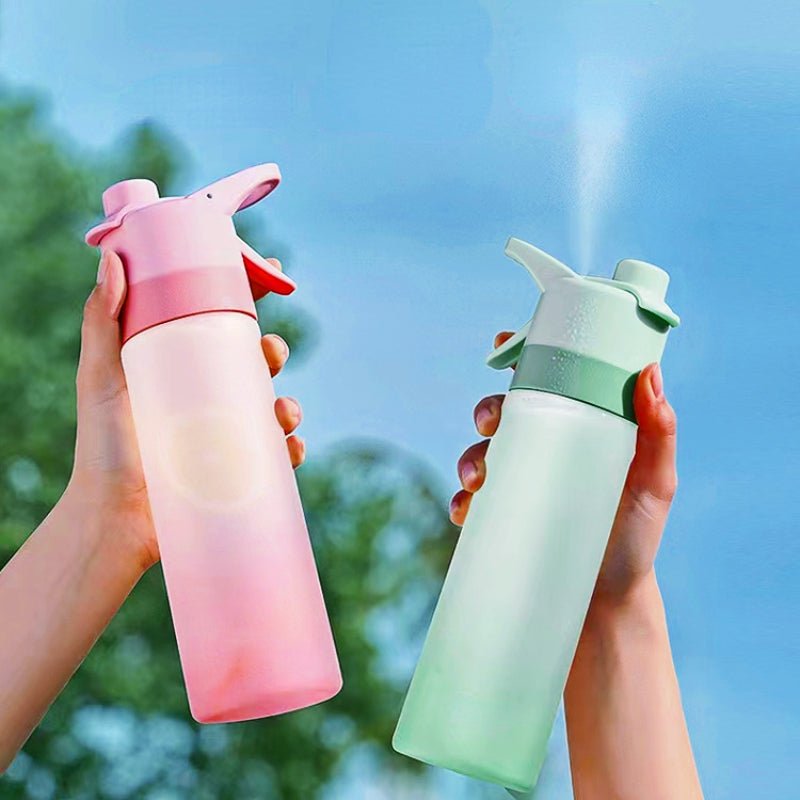 650ml Sports Water Bottle with Spray