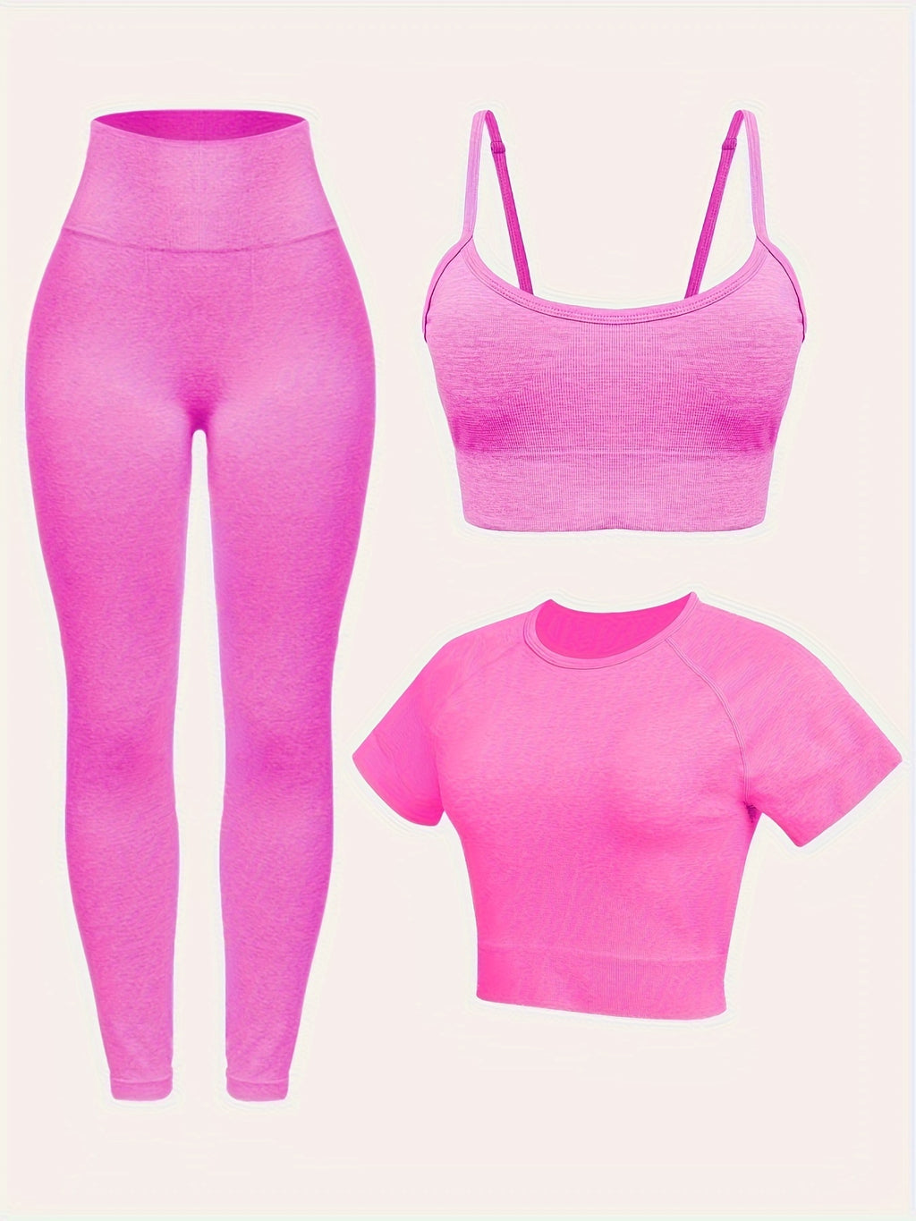 Women's 3-Piece Yoga Activewear Set