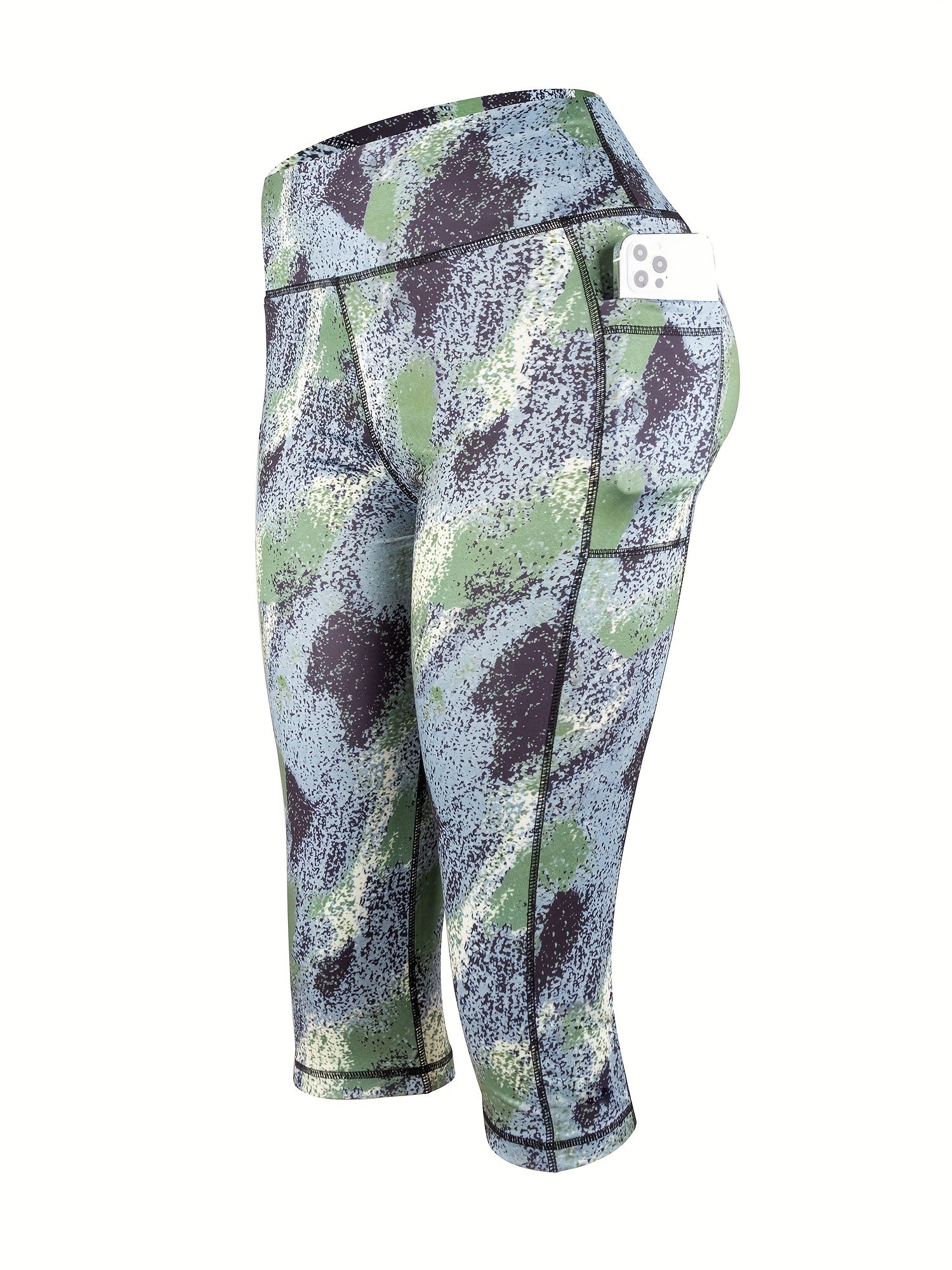Women's Printed Yoga Leggings with Pockets