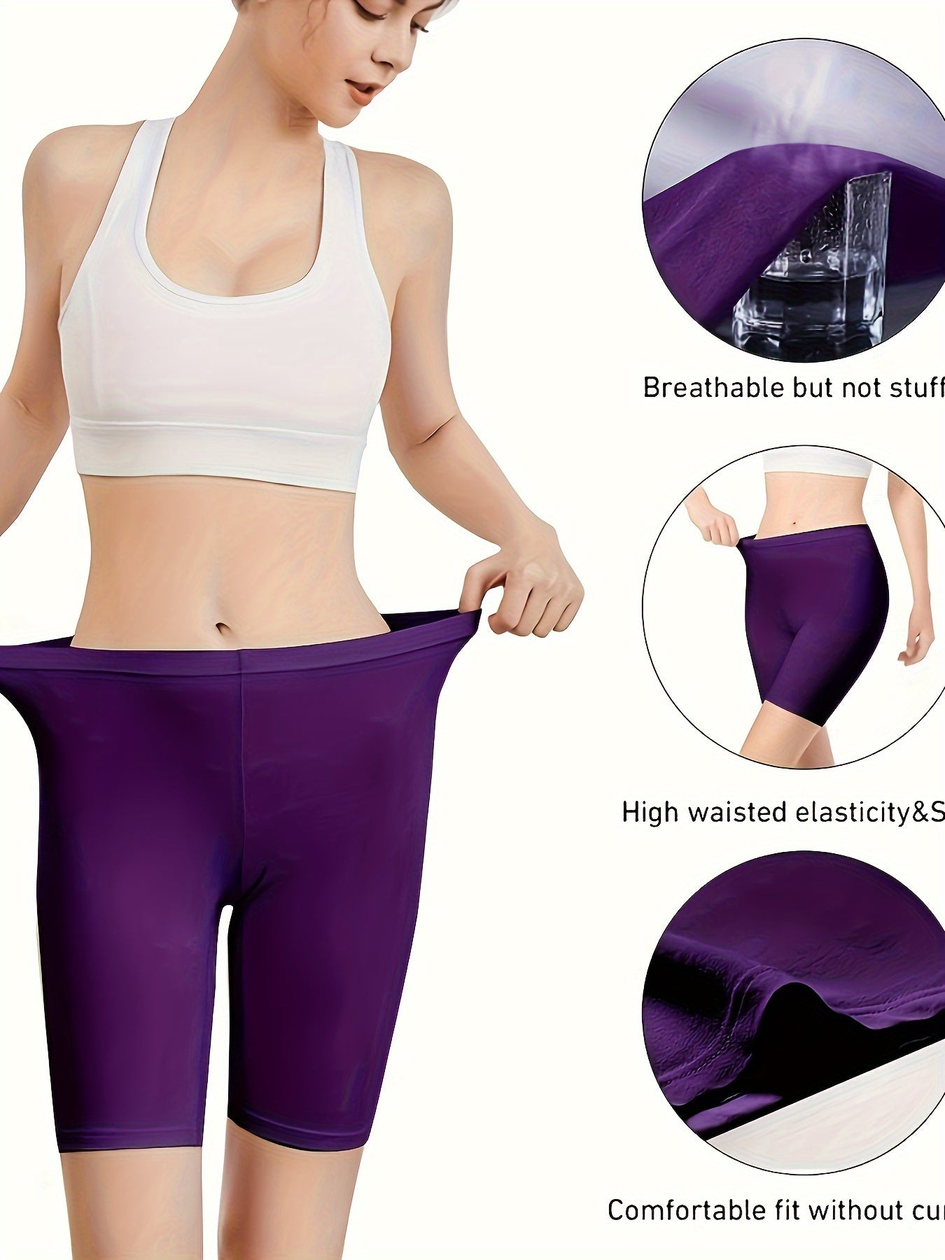 Women's High-Waisted Yoga Shorts