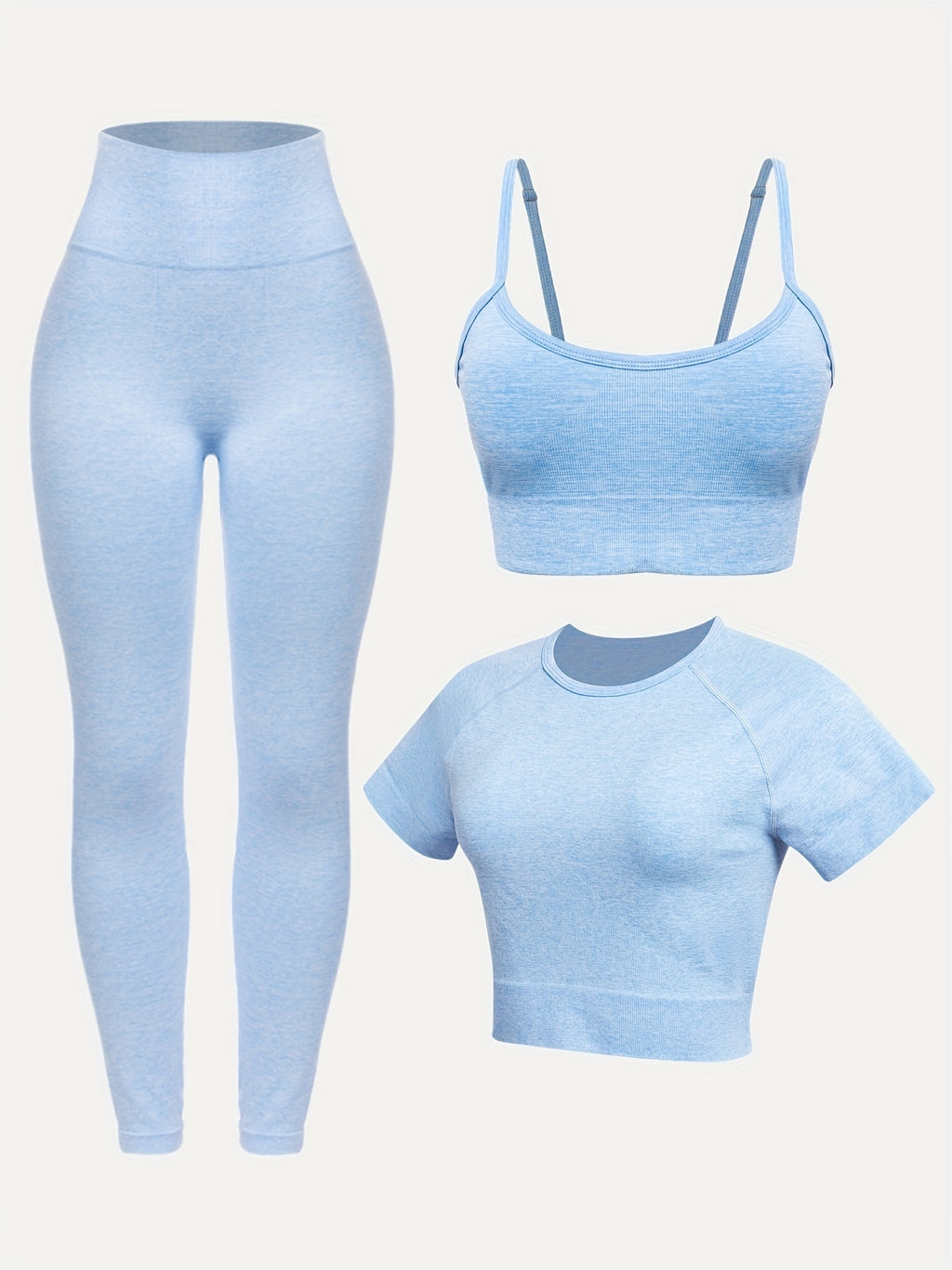 Women's 3-Piece Yoga Activewear Set