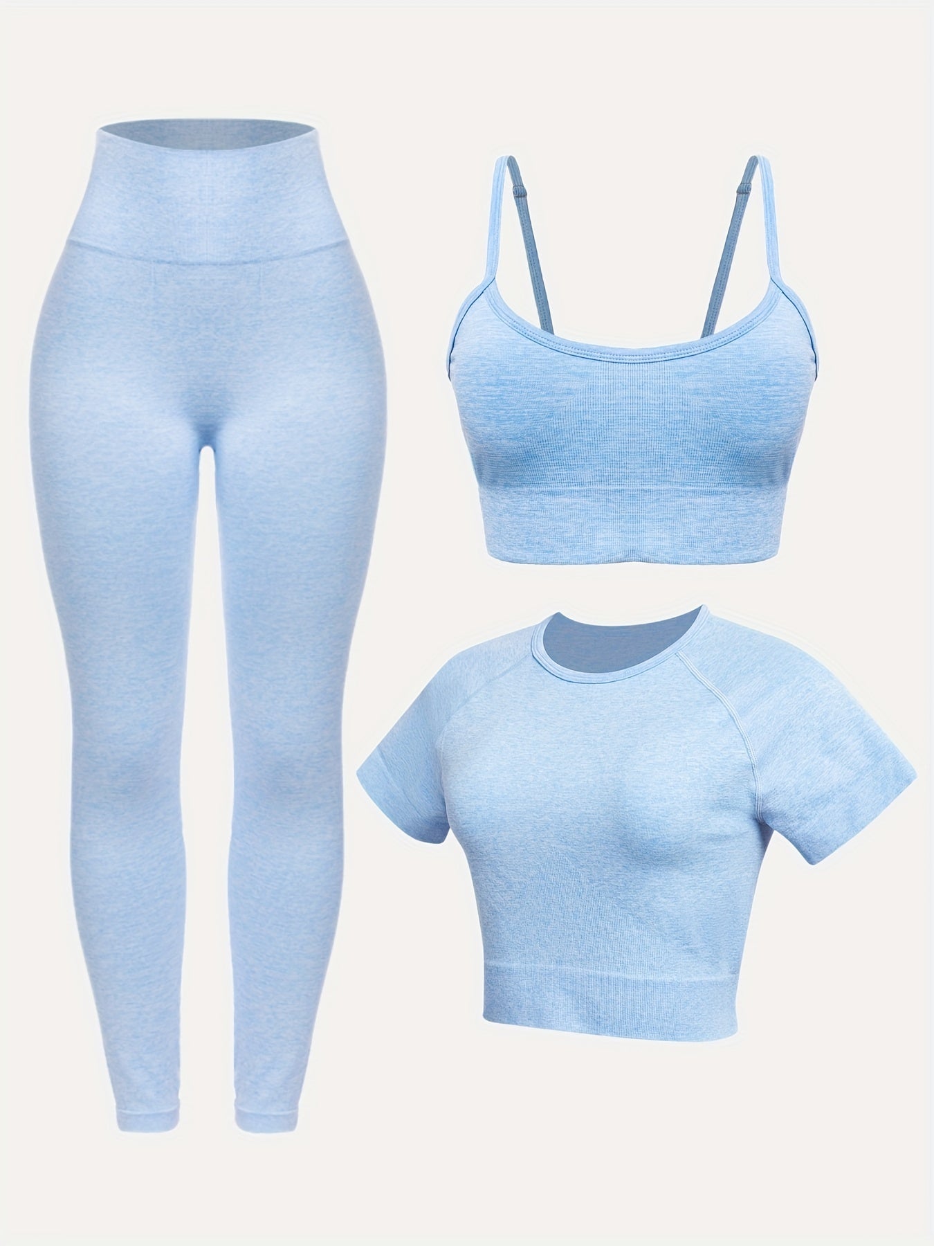 Women's 3-Piece Yoga Activewear Set