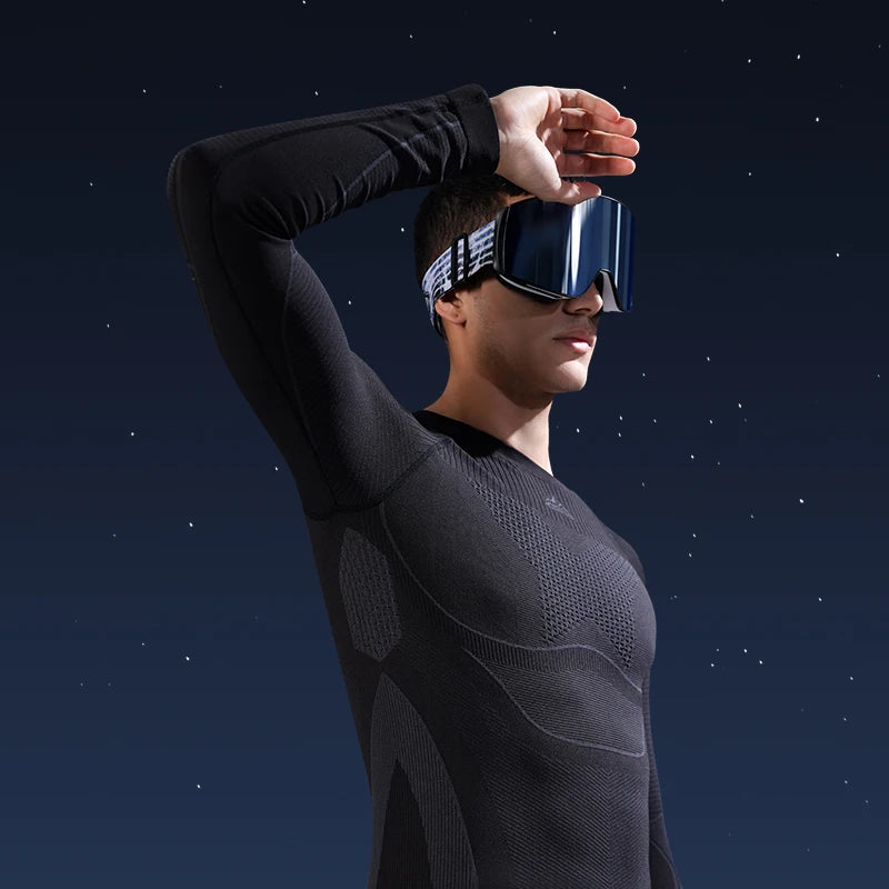 GOLOVEJOY Tights Men Fitness Clothing Quick Dry Compression Gym Fitness Sets Mens Compression Shirts Athletic Clothing for Man