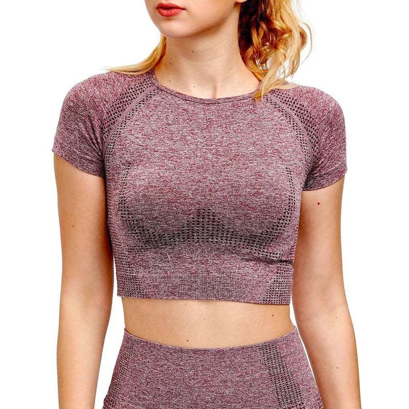 Women's Seamless Fitness Crop Top