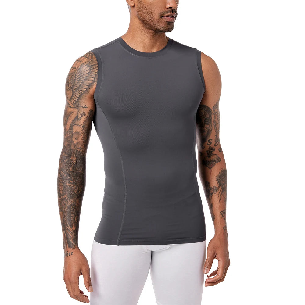 Men's Sleeveless Compression Tank Top