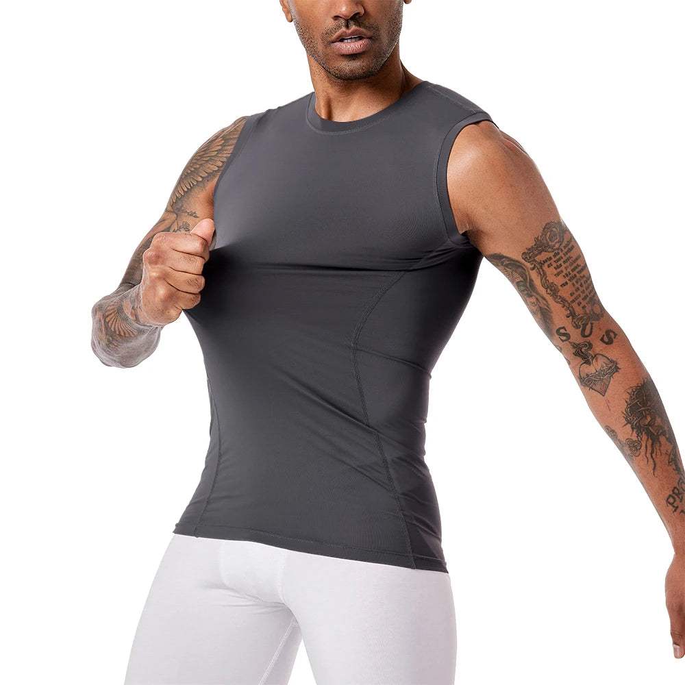 Men's Sleeveless Compression Tank Top