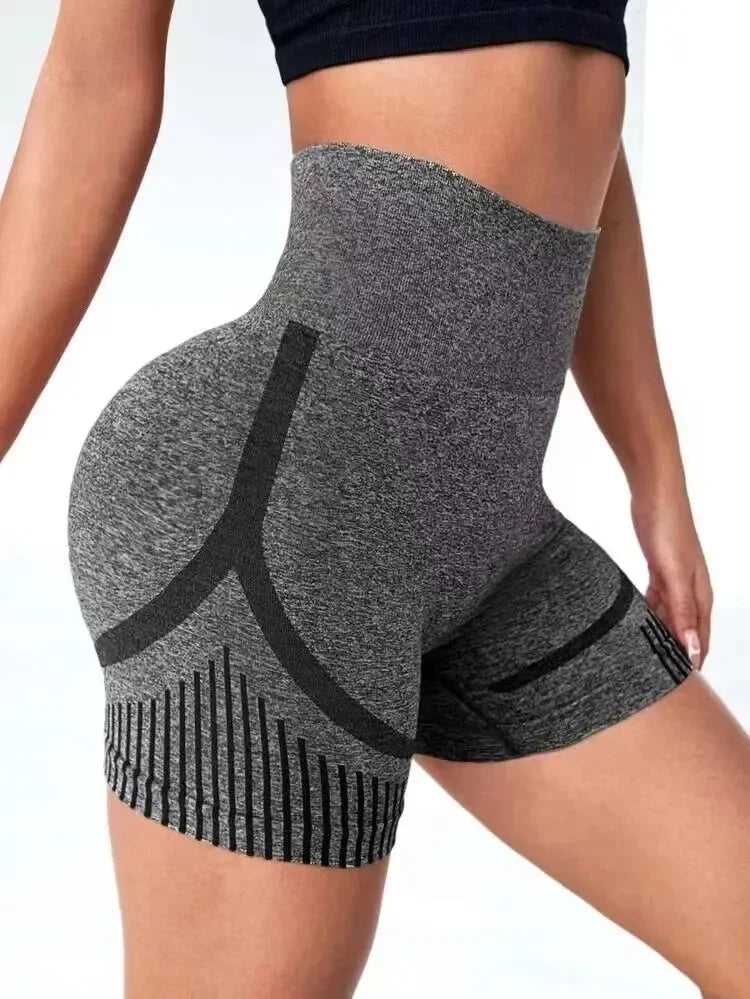 Women's High-Waist Yoga Shorts