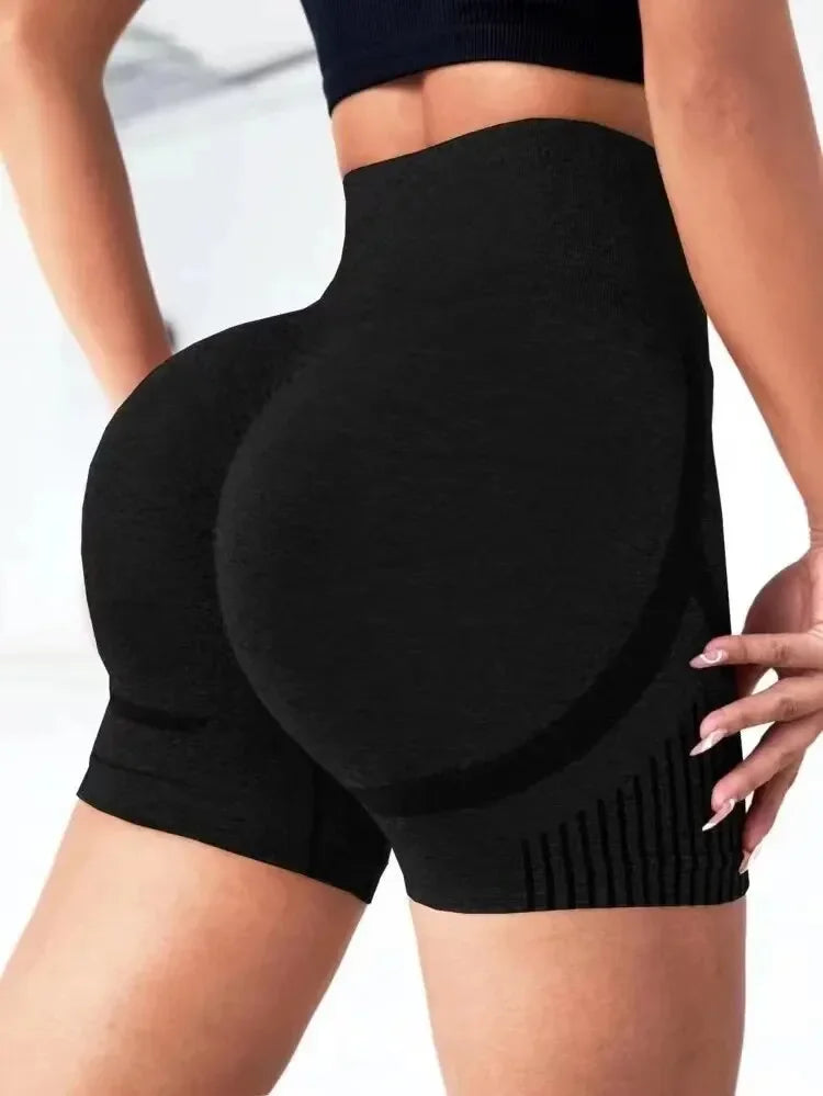 Women's High-Waist Yoga Shorts