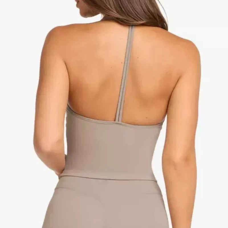 Women's Halter Sports Bra & Shorts Set