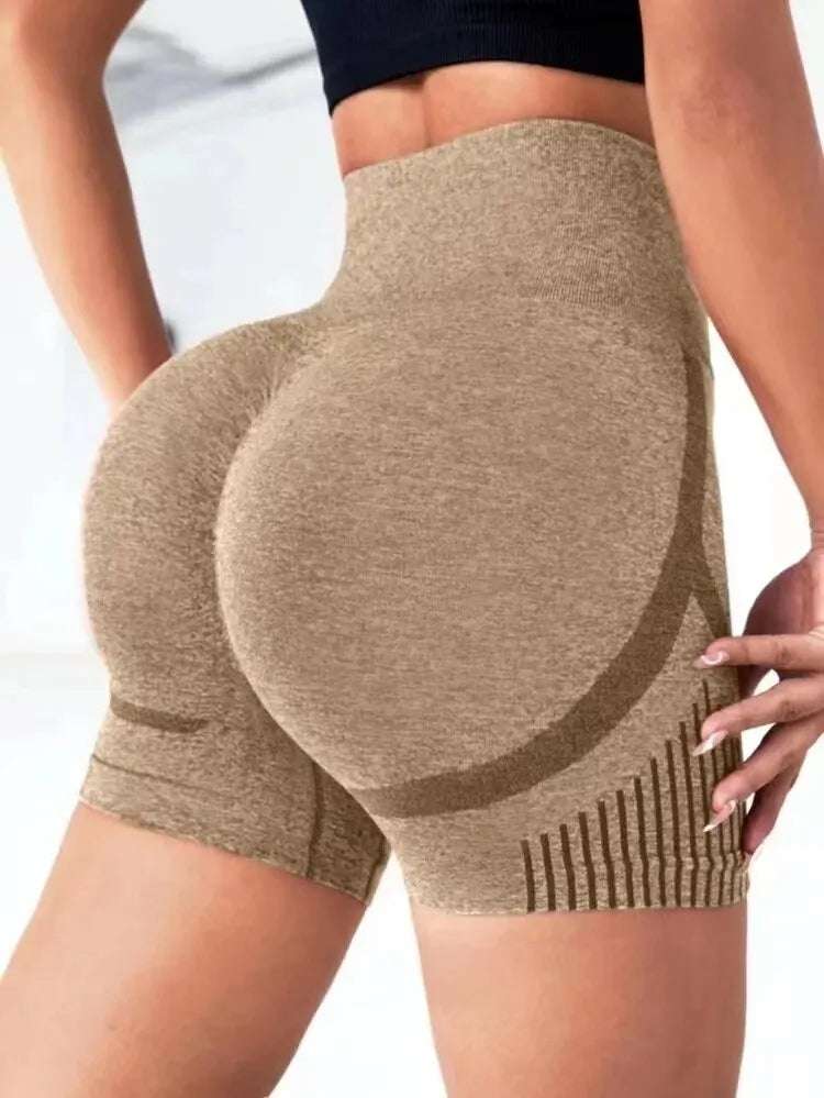 Women's High-Waist Yoga Shorts