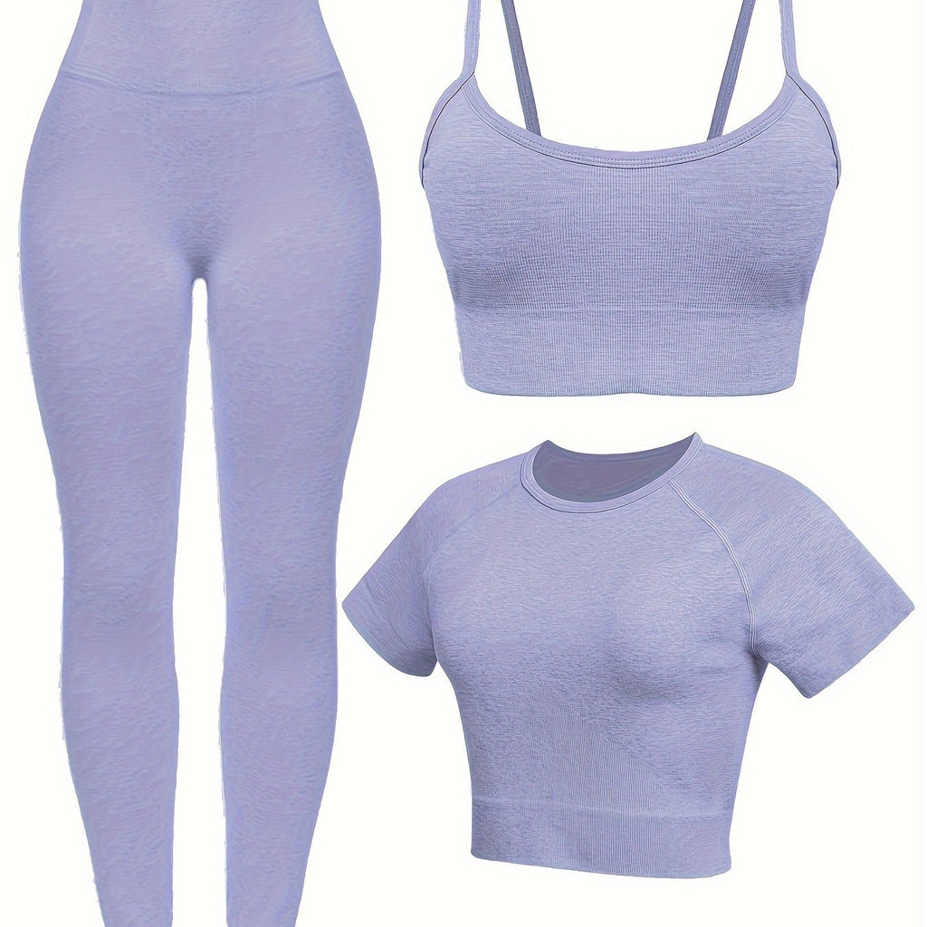 Women's 3-Piece Yoga Activewear Set