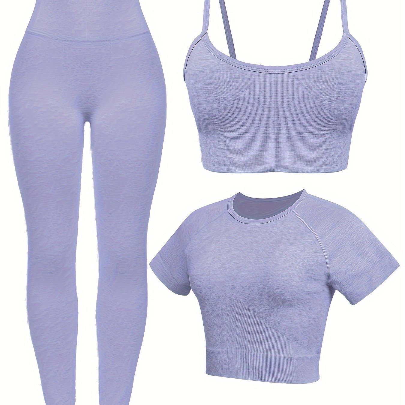 Women's 3-Piece Yoga Activewear Set