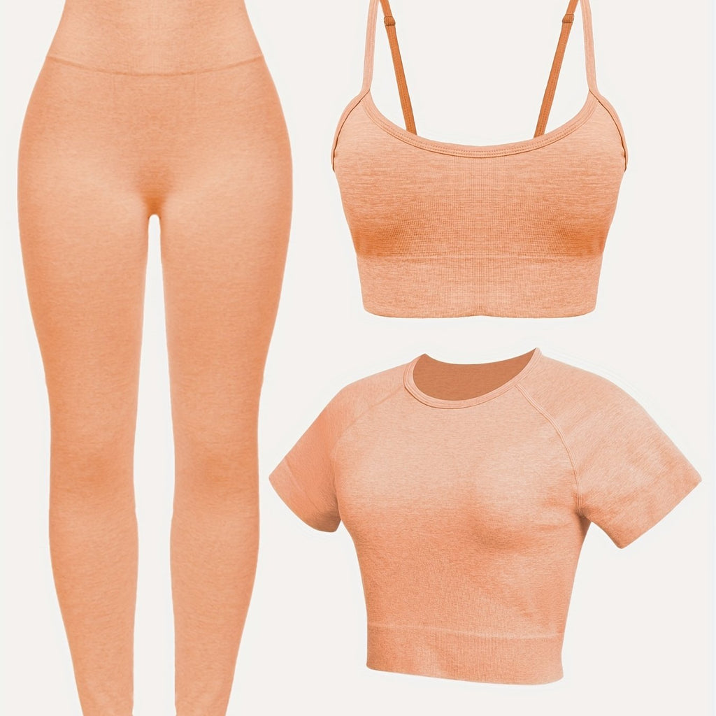 Women's 3-Piece Yoga Activewear Set