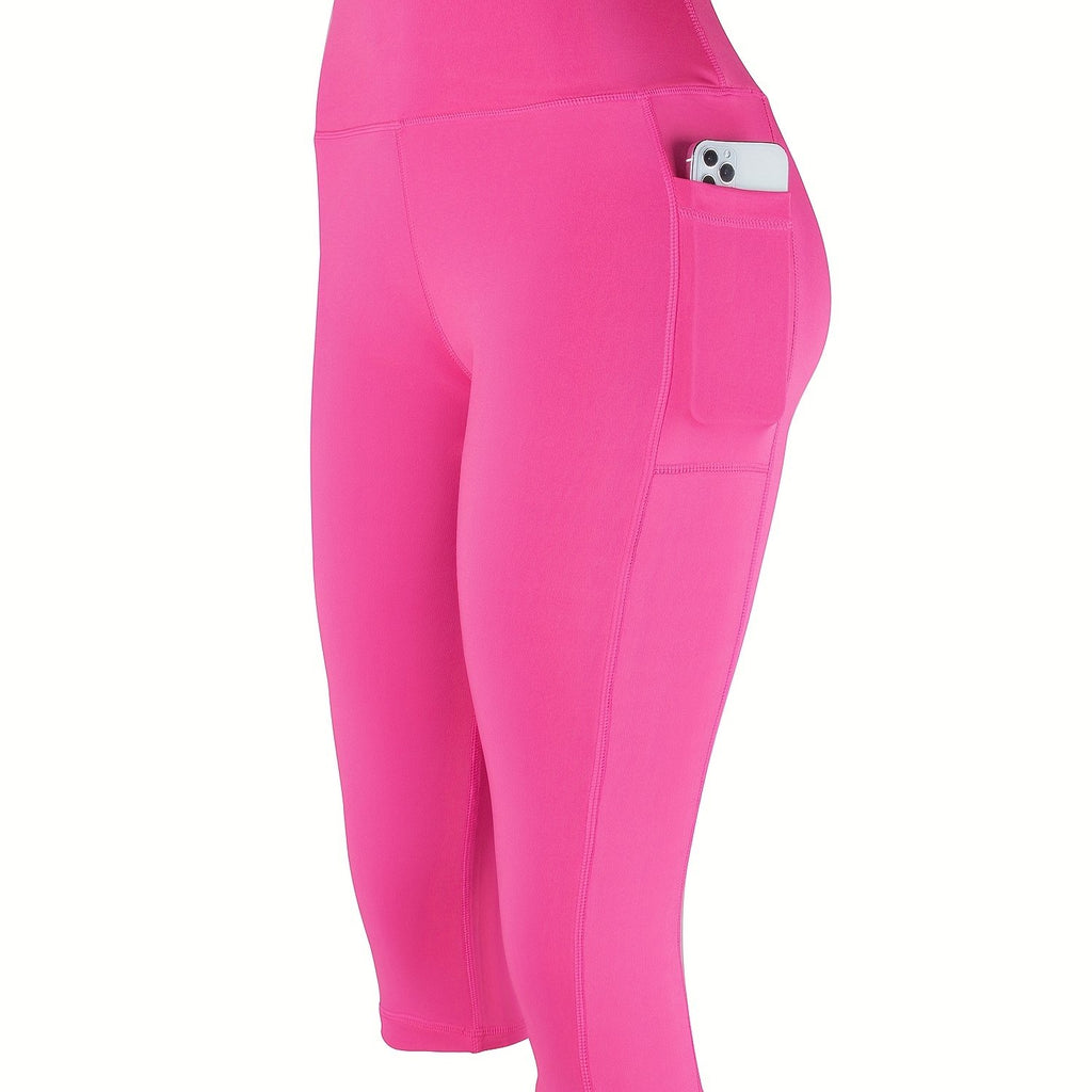 Women's Printed Yoga Leggings with Pockets