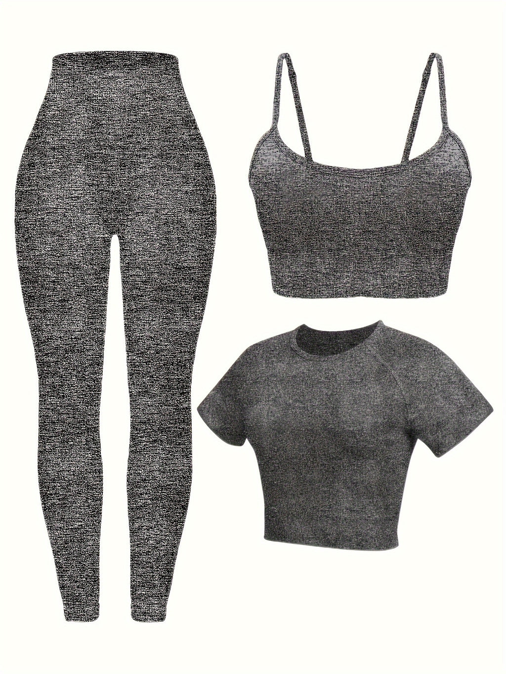 Women's 3-Piece Yoga Activewear Set