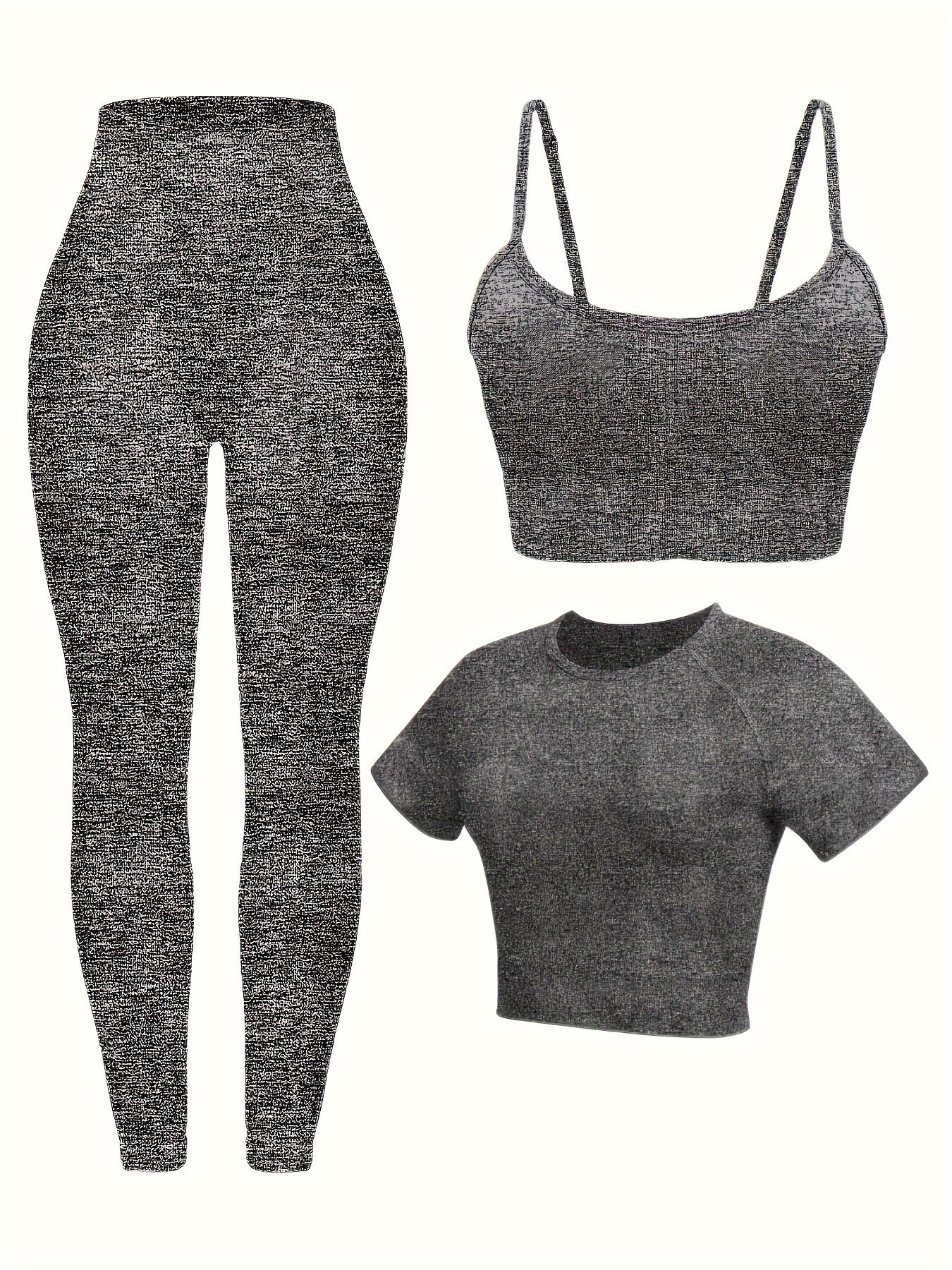 Women's 3-Piece Yoga Activewear Set