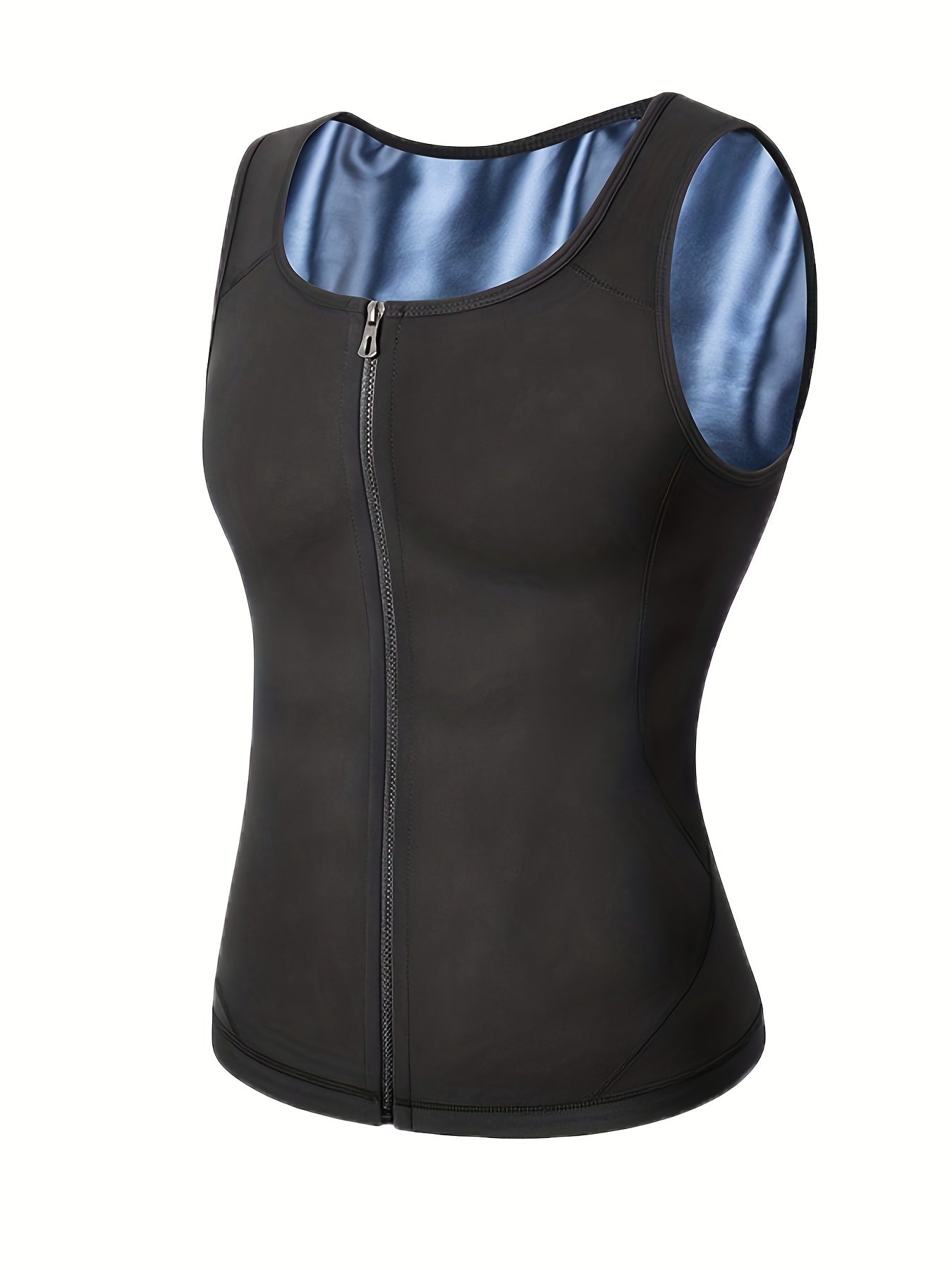 Men's Sauna Vest with Zipper