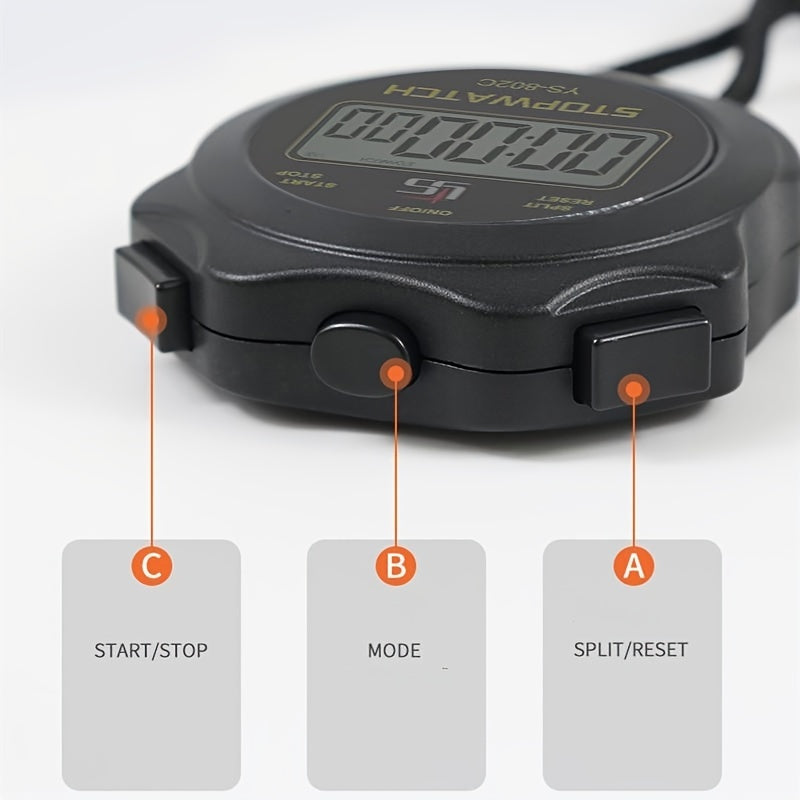 Multi-Functional Sports Stopwatch Timer