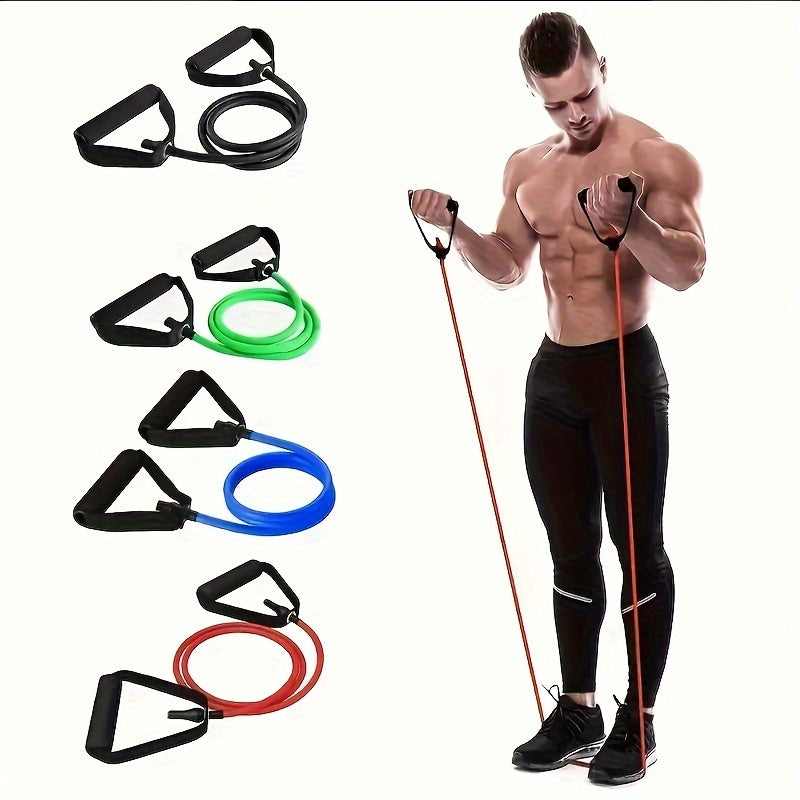 Yoga Resistance Band with Foam Handle