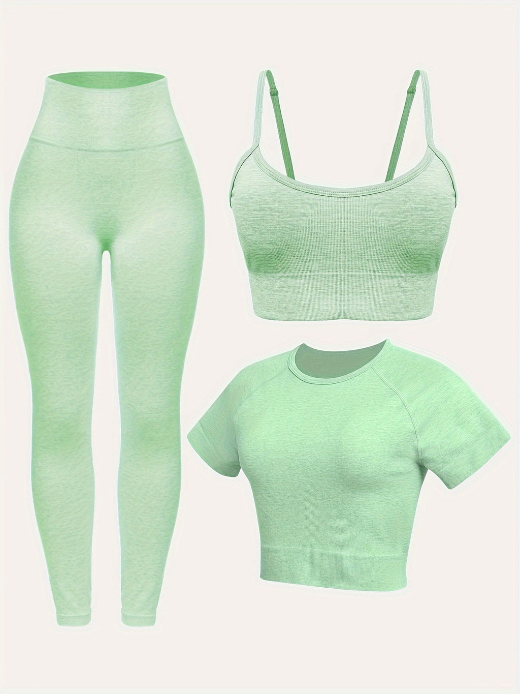 Women's 3-Piece Yoga Activewear Set