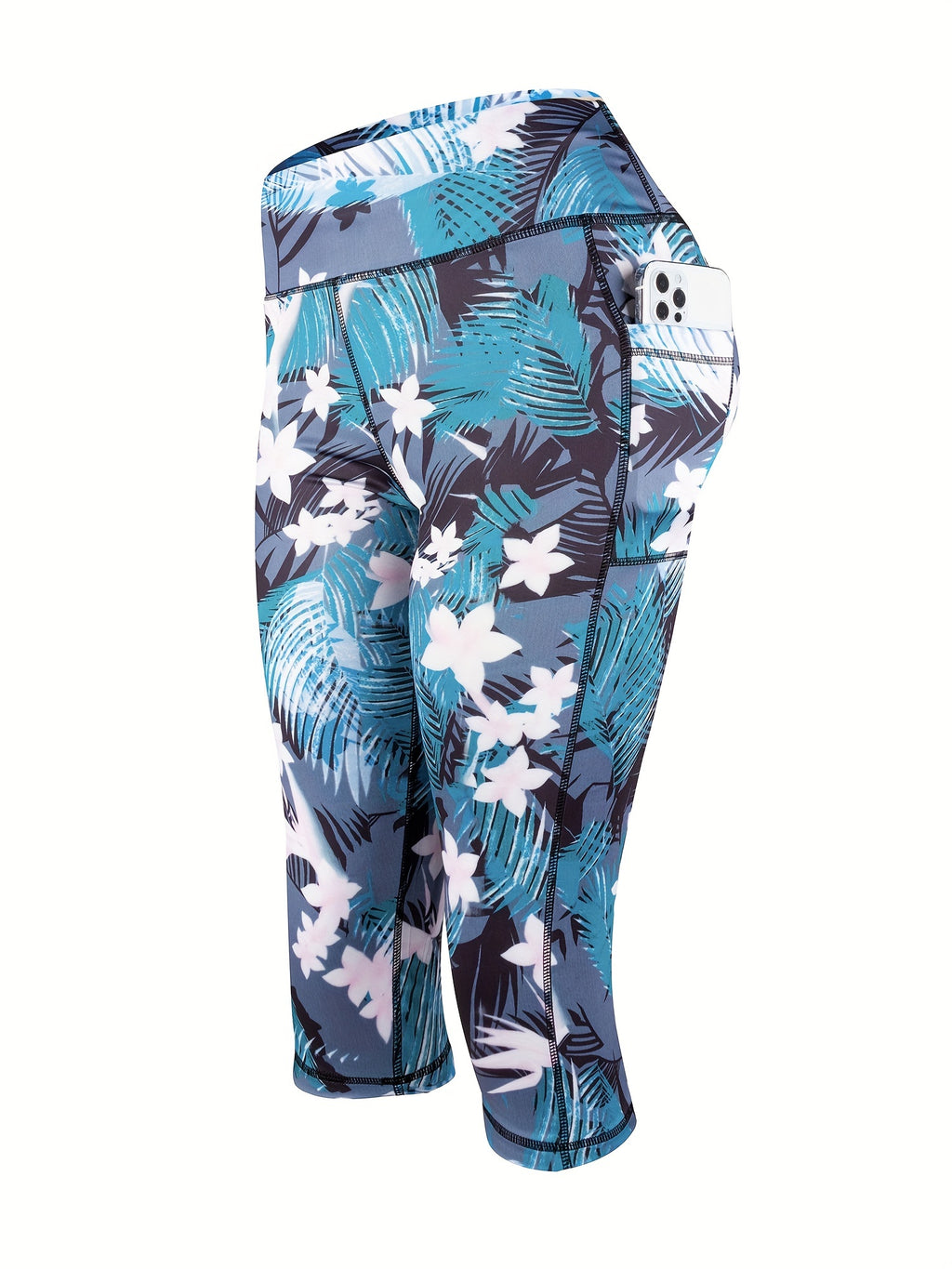Women's Printed Yoga Leggings with Pockets