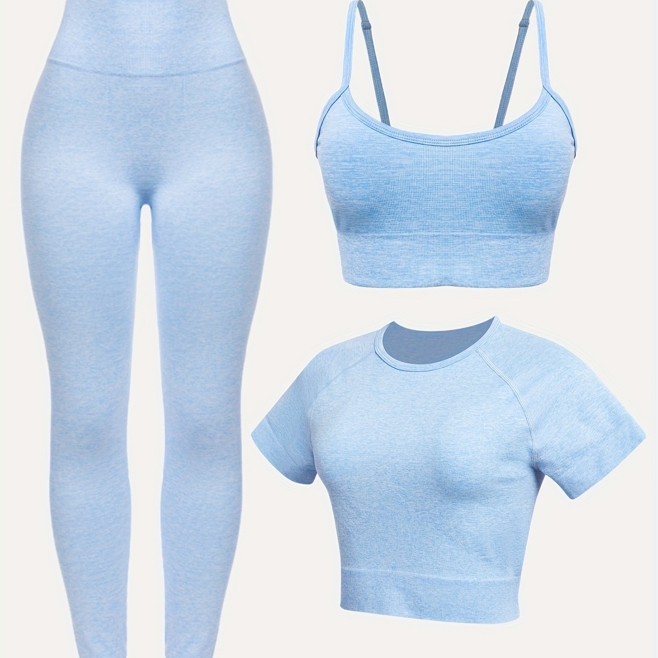 Women's 3-Piece Yoga Activewear Set